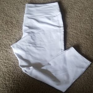 Fabletics White Capri leggings